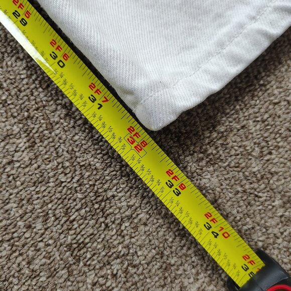 Vintage LEVI'S 550 Jeans Men 36x32 White Relaxed Fit Orange Tab Denim Distressed - Picture 10 of 11